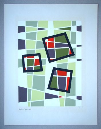 Serigrafia Leppien - Composition abstrait