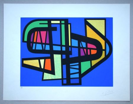 Serigrafia Pillet - Composition abstrait