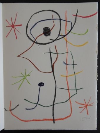 Litografia Miró - Composition abstraite