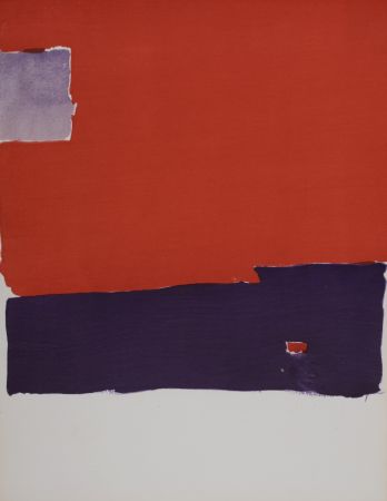 Pochoir De Stael - Composition abstraite, 1959