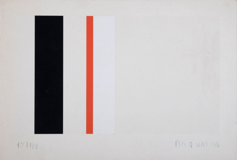 Serigrafia Brandt - Composition abstraite #2