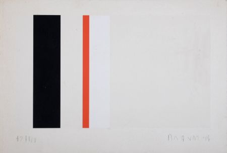 Serigrafia Brandt - Composition abstraite #2