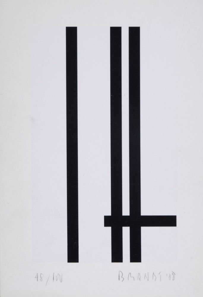Serigrafia Brandt - Composition abstraite #5