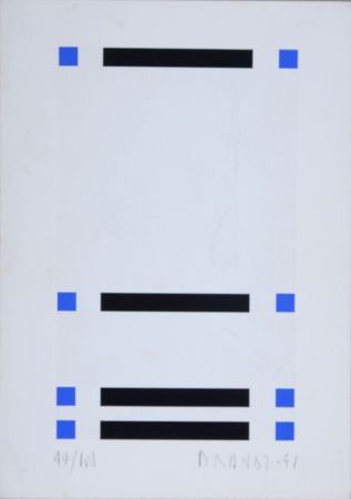 Serigrafia Brandt - Composition abstraite #6