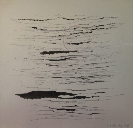 Monotipo Tutundjian - Composition abstraite /Abstrakte Komposition