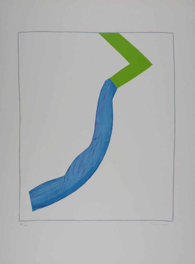 Serigrafia Bechtold - Composition, circa 1970 - Hand-signed