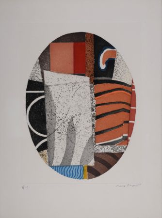 Incisione Papart - Composition, circa 1980 - Hand-signed