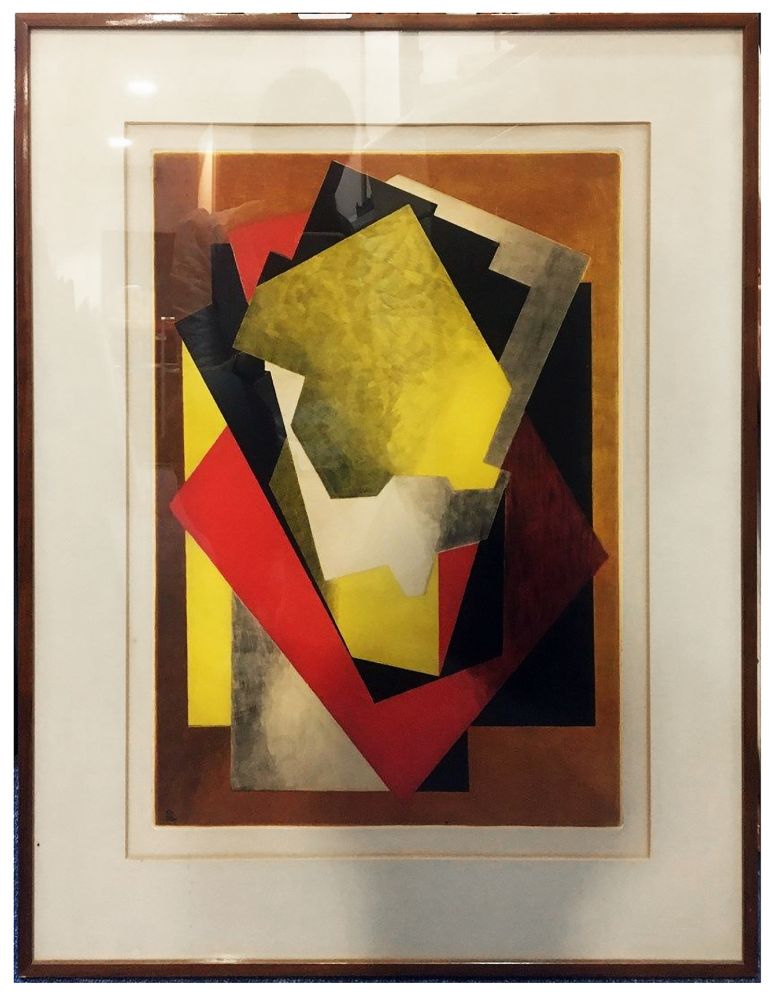 Acquaforte E Acquatinta Villon - Composition Cubiste (1927)