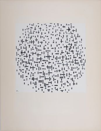 Serigrafia Mondrian - Composition de lignes, 1917 (1957)