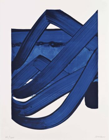 Litografia Soulages - Composition, from: The Official Arts Portfolio of the XXIVth Olympiad