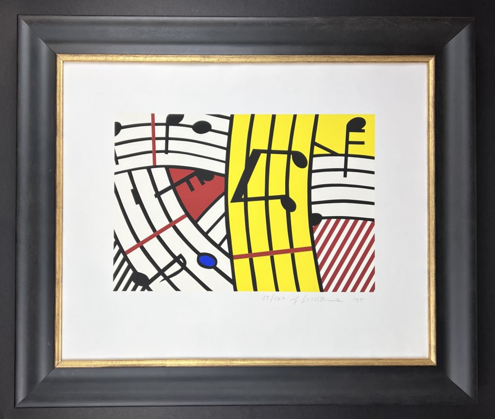 Serigrafia Lichtenstein - Composition IV