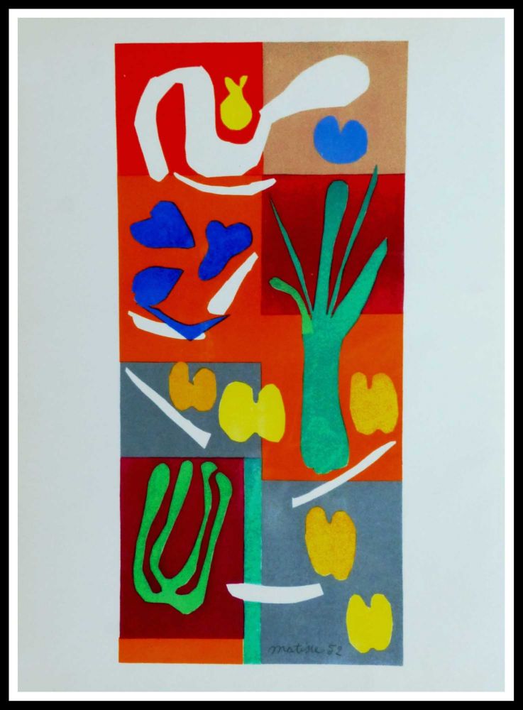 Litografia Matisse (After) - COMPOSITION MARINE