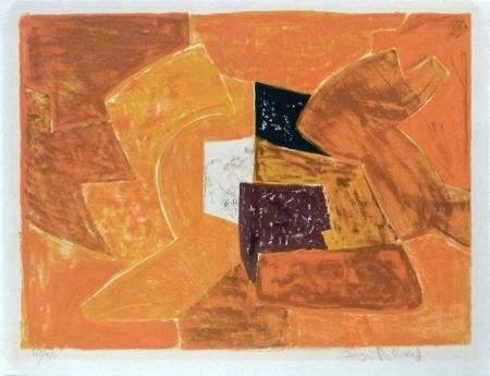 Litografia Poliakoff - Composition orange n°23