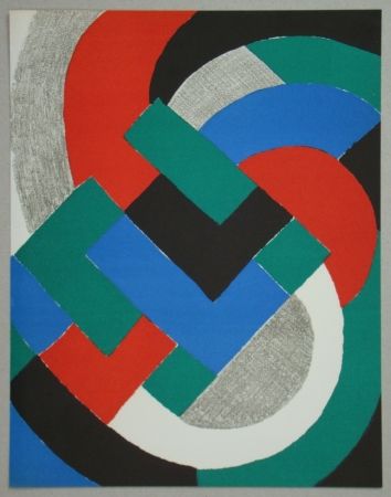 Litografia Delaunay - Composition pour XXe Siècle, 1969