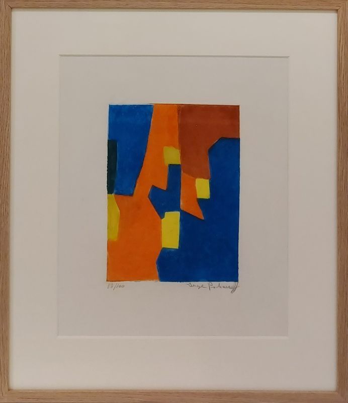 Acquaforte Poliakoff - Composition rouge, jaune et bleue VI 