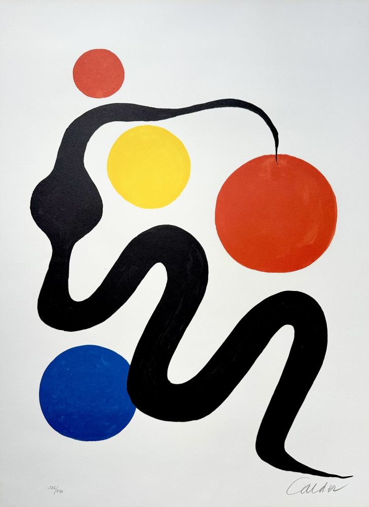 Non Tecnico Calder -  Composition Serpentine