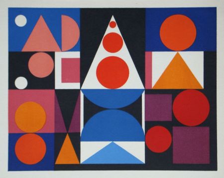 Serigrafia Herbin - Composition sur le mot Fer Acier