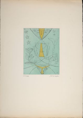 Acquaforte Survage - Composition surréaliste XVI, c. 1930s