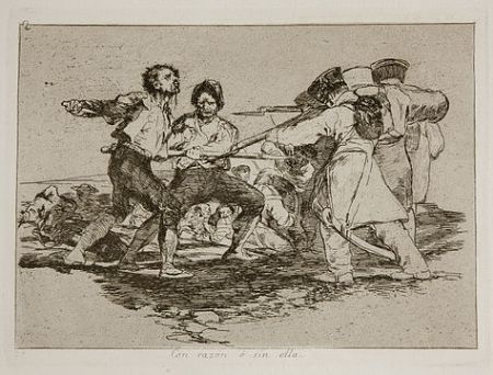 Incisione Goya - Con razón o sin ella