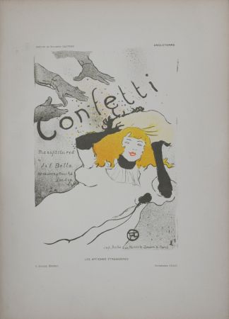 Litografia Toulouse-Lautrec - Confetti, 1897