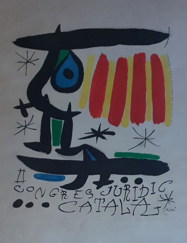 Litografia Miró - Congreso Juridico Catalan