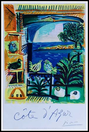 Litografia Picasso - COTE D'AZUR