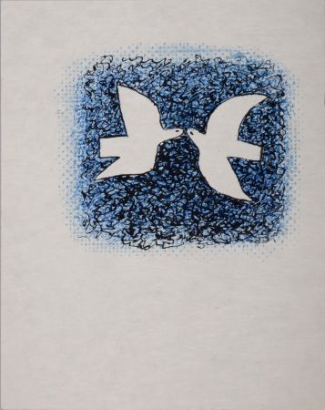 Litografia Braque - Couple d'oiseaux, 1963