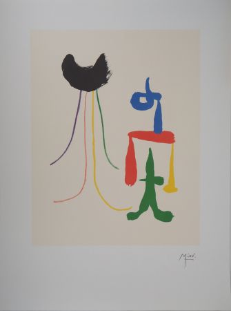 Litografia Miró - Couple surréaliste