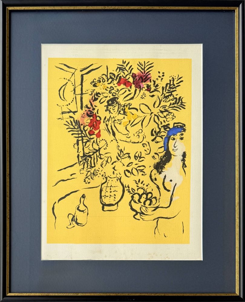 Litografia Chagall - Cover for Menu (trial proof)