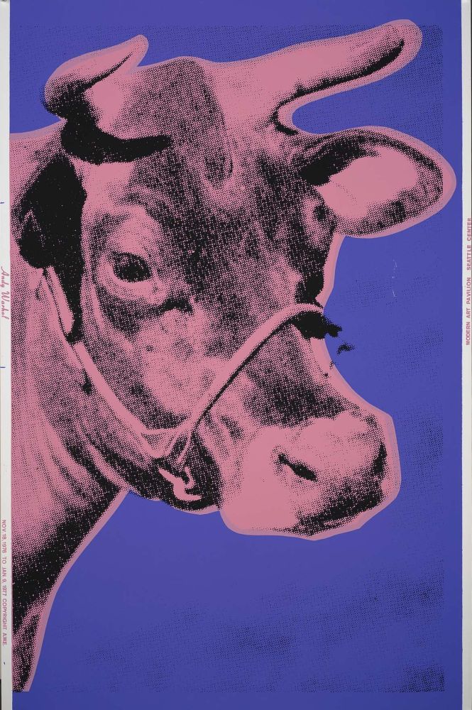 Serigrafia Warhol - Cow (FS II.12A) (Signed)