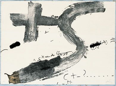 Incisione Tàpies - Creu I S