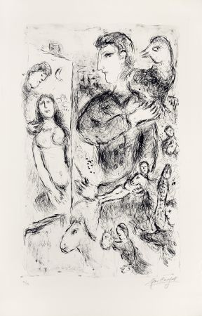 Litografia Chagall - Création 