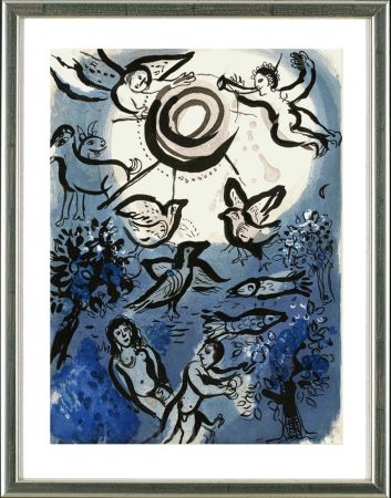 Litografia Chagall - Création (Schöpfung), 1960