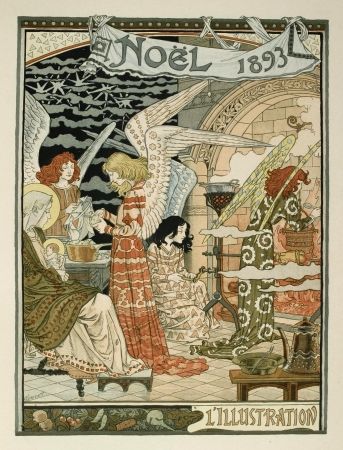 Litografia Grasset - Cuisine des anges / Angels' Kitchen