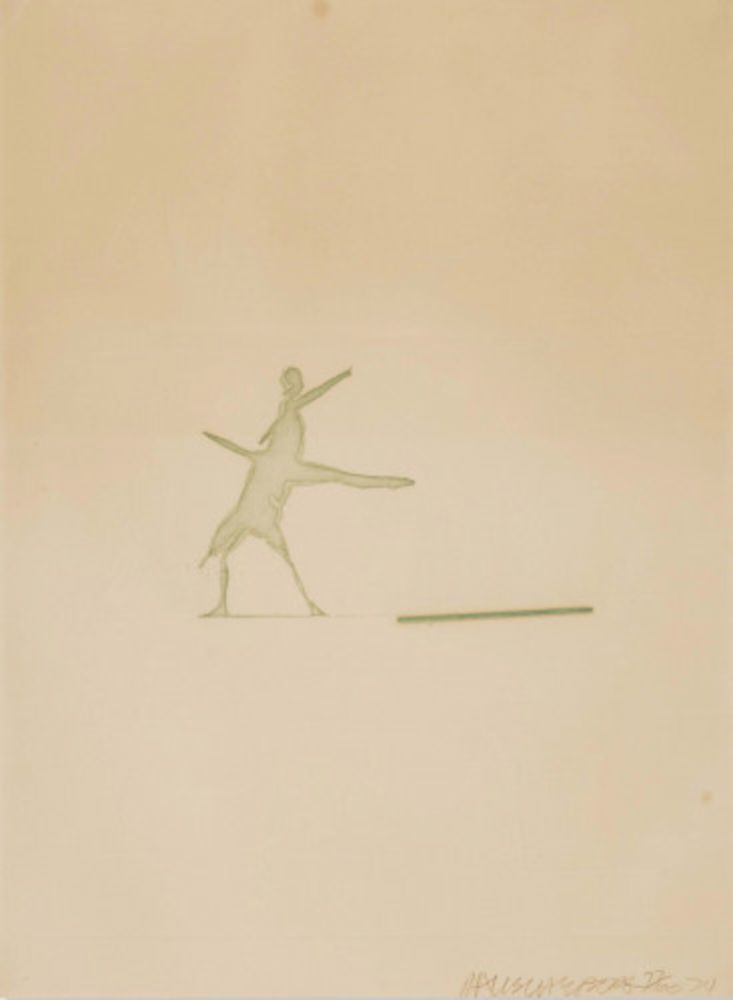 Multiplo Rauschenberg - Cunningham Relief (from the Merce Cunningham portfolio)