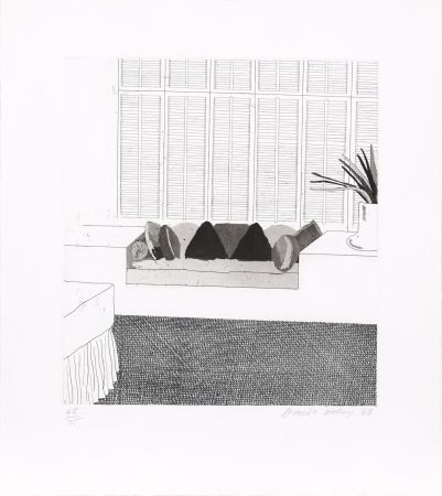 Acquaforte E Acquatinta Hockney - Cushions