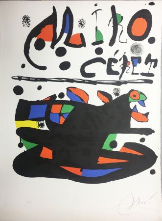 Litografia Miró - CÉRET. Lithographie originale signée ( 1977).