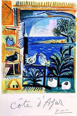 Litografia Picasso - Côte d'Azur (Ultra Rare Hand-signed)