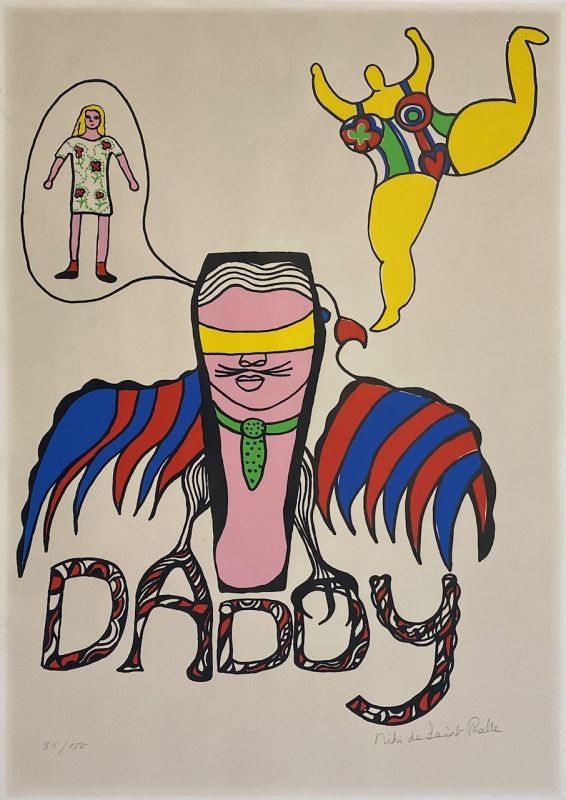Serigrafia De Saint Phalle - Daddy 