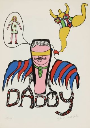 Serigrafia De Saint Phalle - Daddy