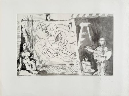 Acquaforte E Acquatinta Picasso - Dans l'Atelier