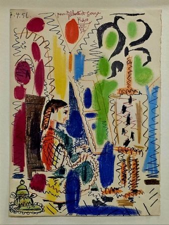 Litografia Picasso - Dan's l'atelier de Picasso 