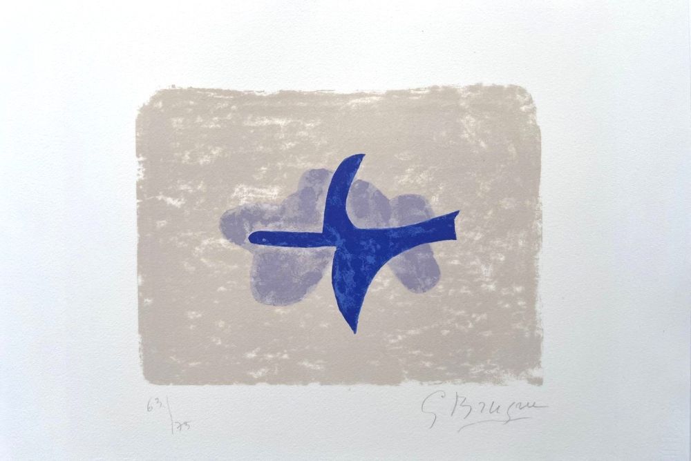 Litografia Braque - Dans le ciel 