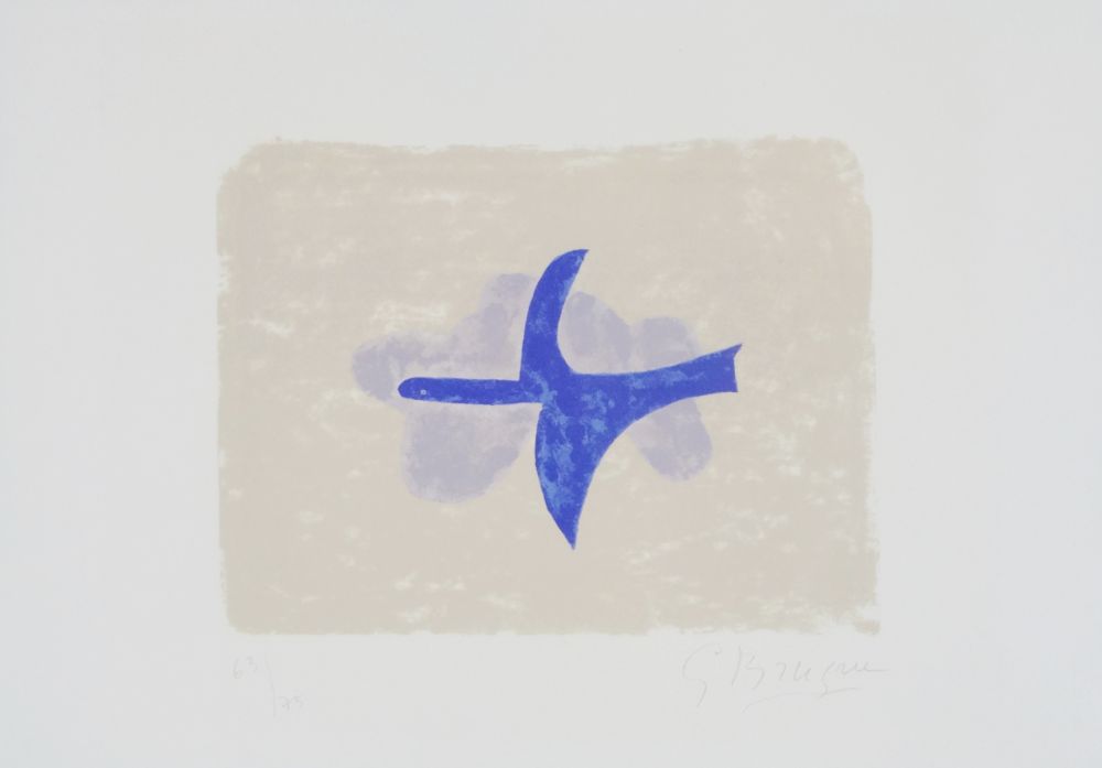 Litografia Braque - Dans le ciel