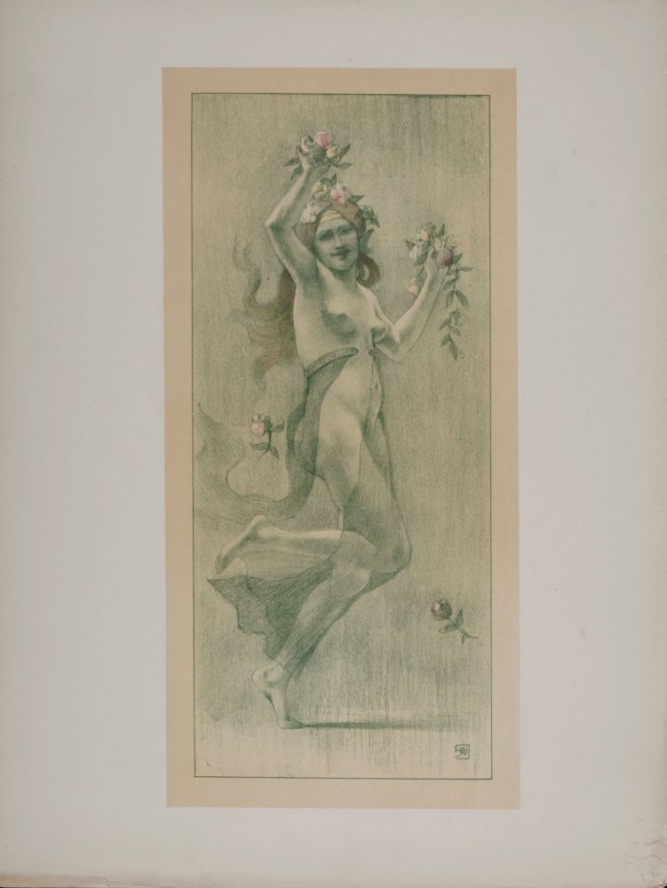 Litografia Rassenfosse - Danse, 1897