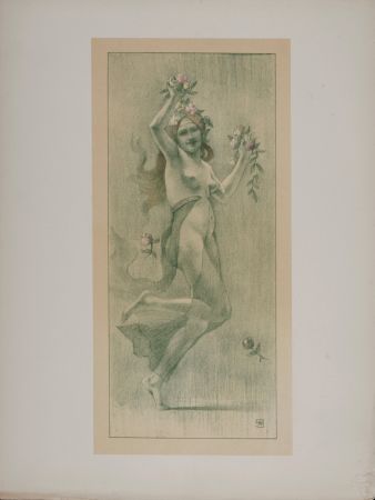 Litografia Rassenfosse - Danse, 1897