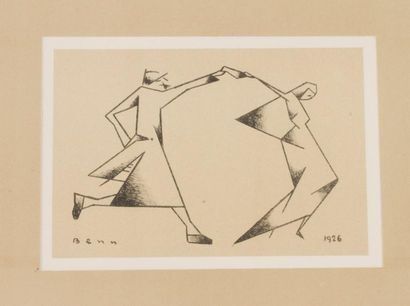 Litografia Rabinowicz - Danses et mouvements. 12 lithographies originales.