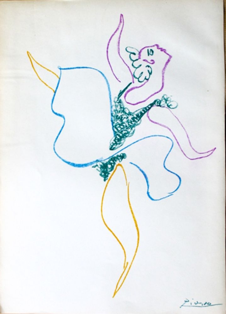 Litografia Picasso -  Danseuse  