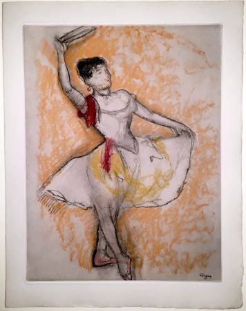 Acquaforte E Acquatinta Degas - Danseuse au tambourin (1882)