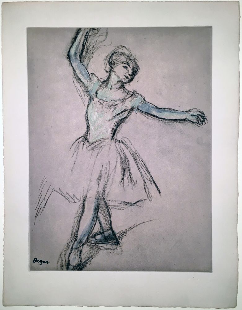 Acquaforte E Acquatinta Degas - Danseuse (étude, vers 1878)